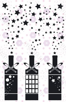 wine bottles