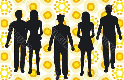 people silhouette