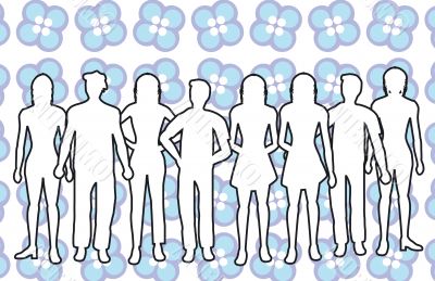 people silhouette