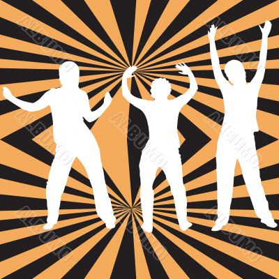 Retro style dancers