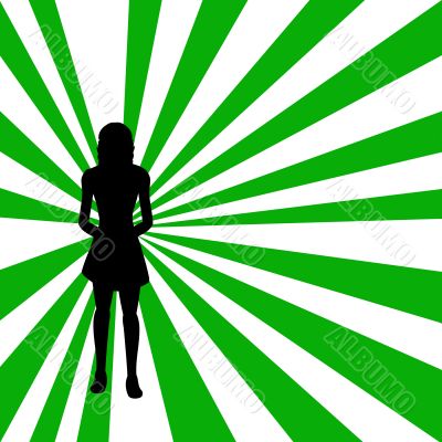 Silhouette of a woman