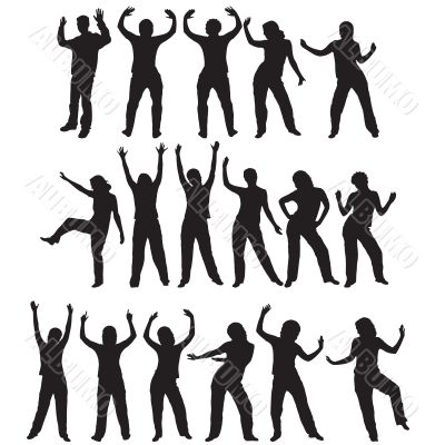 Dancing silhouettes