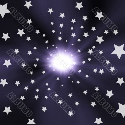 Light and star effect