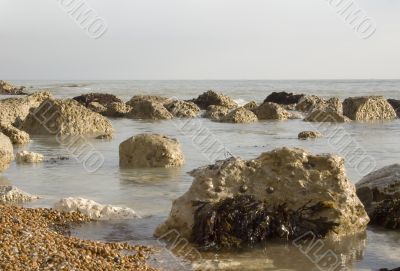 Rocks on the beach