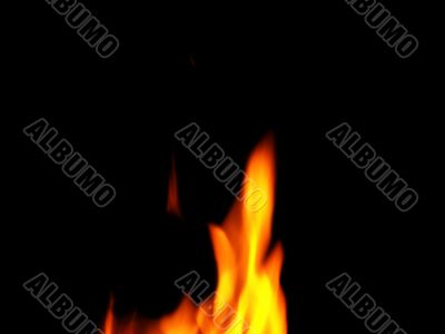 Flames or fire