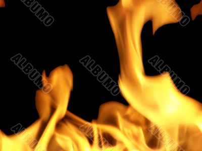 Flames or fire
