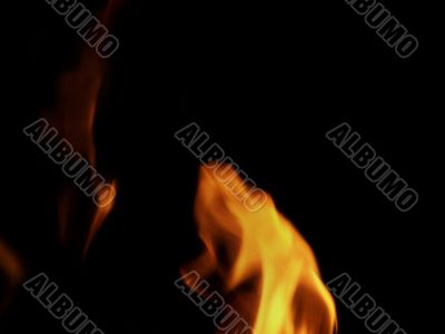 Flames or fire