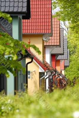 Modern buildings