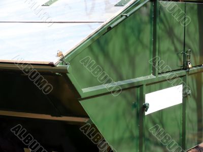 Green Rubbish Skip