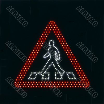 Warning Walking People