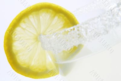 Lemon and cocktail