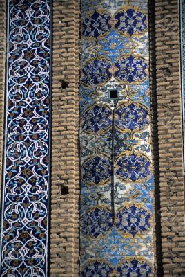 Floral mosaic detail