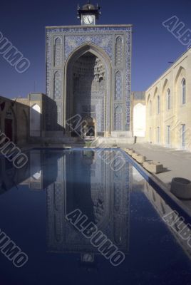 Reflecting pool of  Jami Mosque