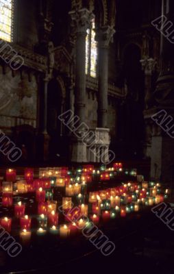 Candles, Lyon Cathedral