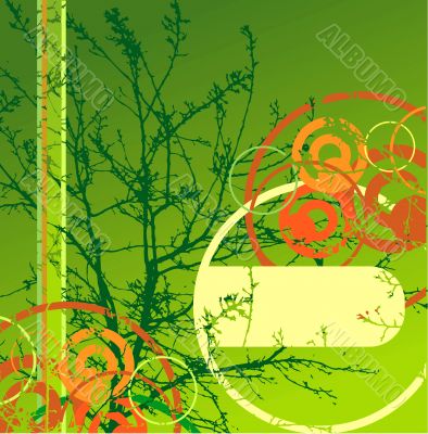 green abstract background