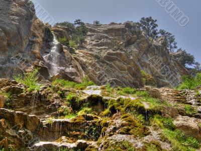 Waterfalls. Crimea.