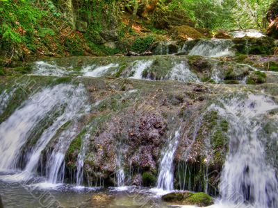 Waterfalls. Crimea.