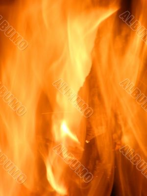 Flames or fire
