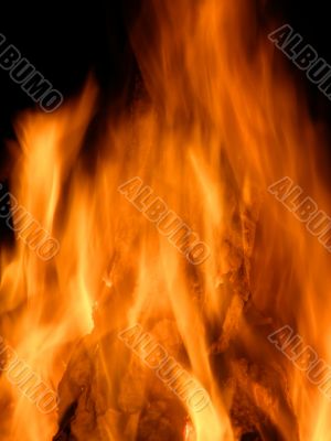 Flames or fire