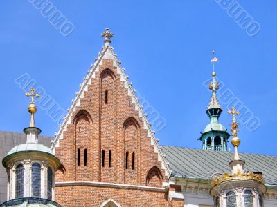 Krakow. An ancient part of city.