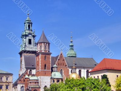 Krakow. An ancient part of city.