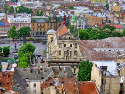 Lvov. The western Ukraine.