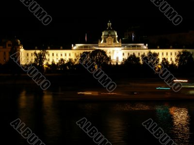 Night Prague. Old city.