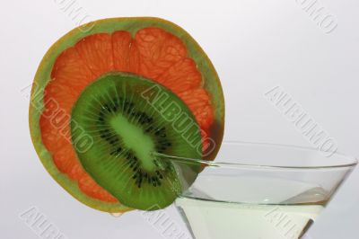 cocktail green and orange