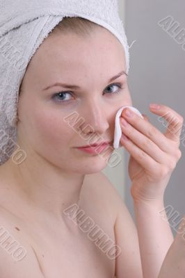 pretty young lady in SPA