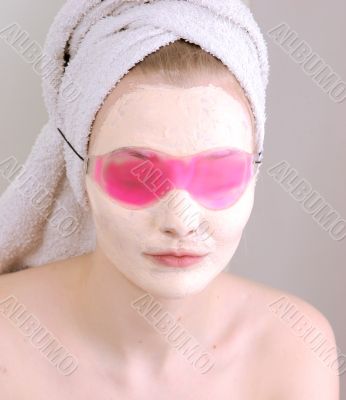 pretty young lady in SPA