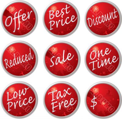 sale buttons