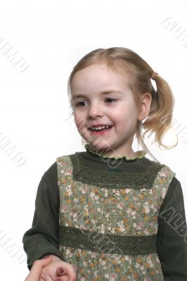girl smiling