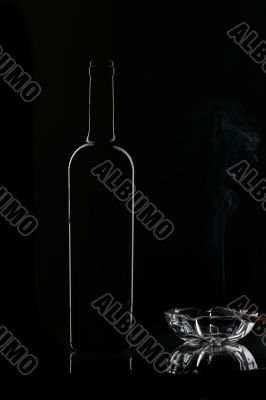 bottle of red wine