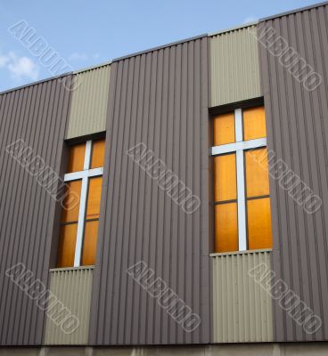 Crosses on Inner City Church