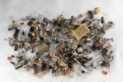 Old radio components