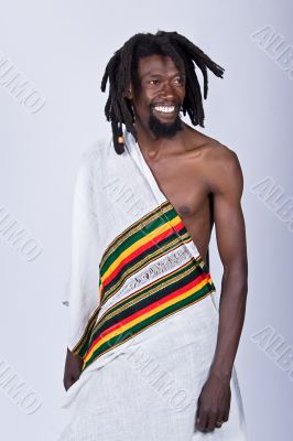Rastafarian man