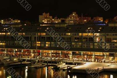 Woolloomooloo at Night: The Finger Wharf