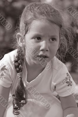 Girl with ball 3