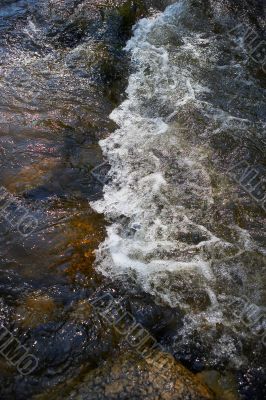 small rapids in a river