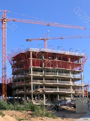 New construction building