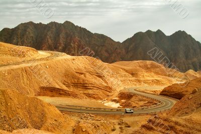 Crest of mountain Shlomo.