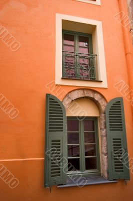 Orange facade