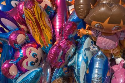 Balloons and toys