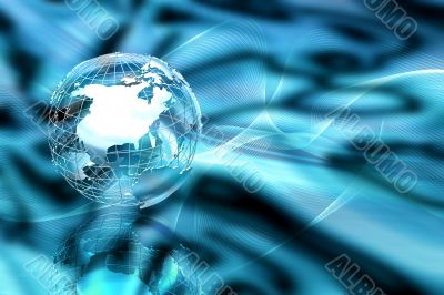 Abstract globe