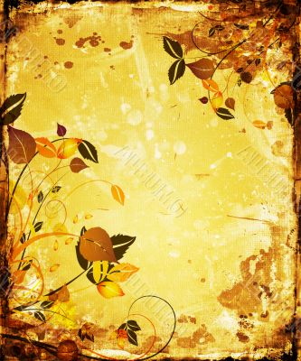 Floral grunge