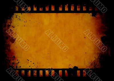 Grunge film strip