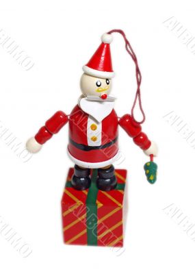 Christmas Figurine: Santa Claus - With Clipping Path