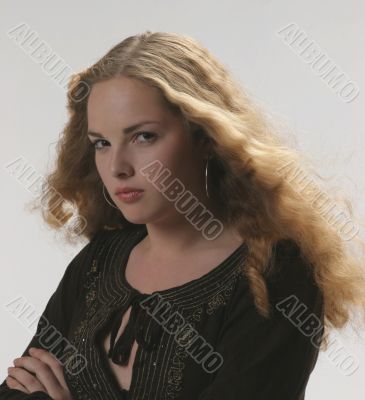 disappointed pretty girl