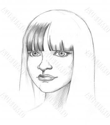 beutiful girl portrait