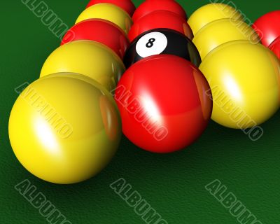 Pool balls